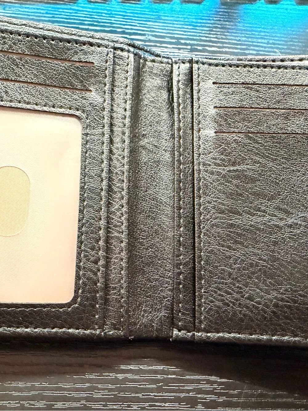 Embossed RFID Wallet Keychain – Stylish & Practical
